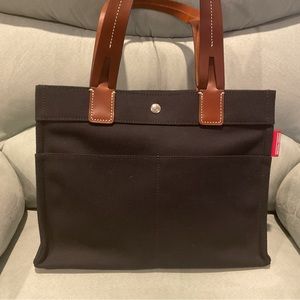 Nice Dooney & Bourke Black canvas tote